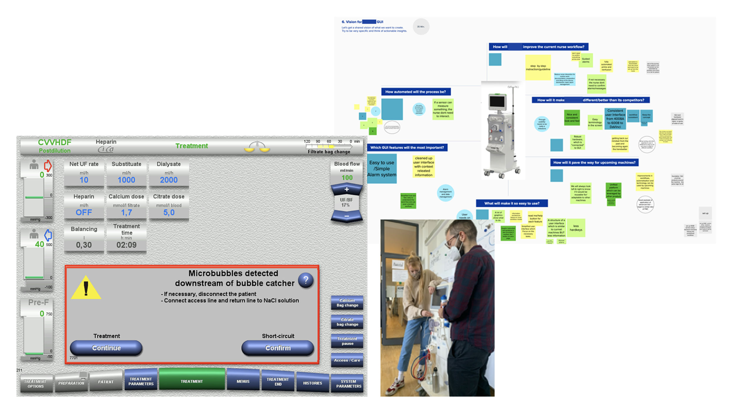 Research and machine onboarding