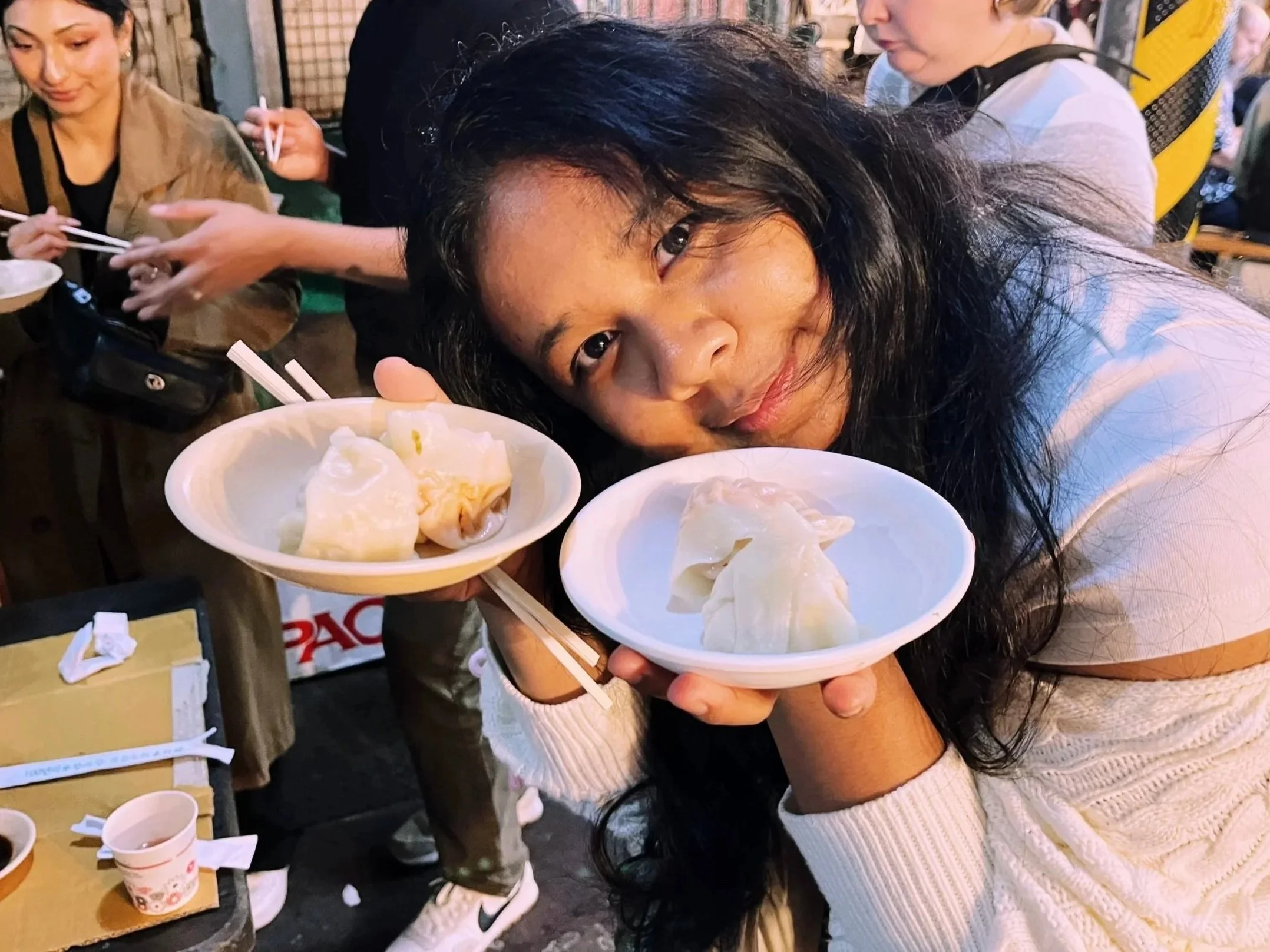 Bekah Pho at Gwanjang Market in Korea