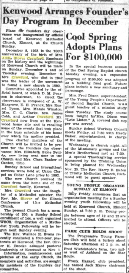 Herald-Progress, Volume 70, Number 52, 12 November 1953