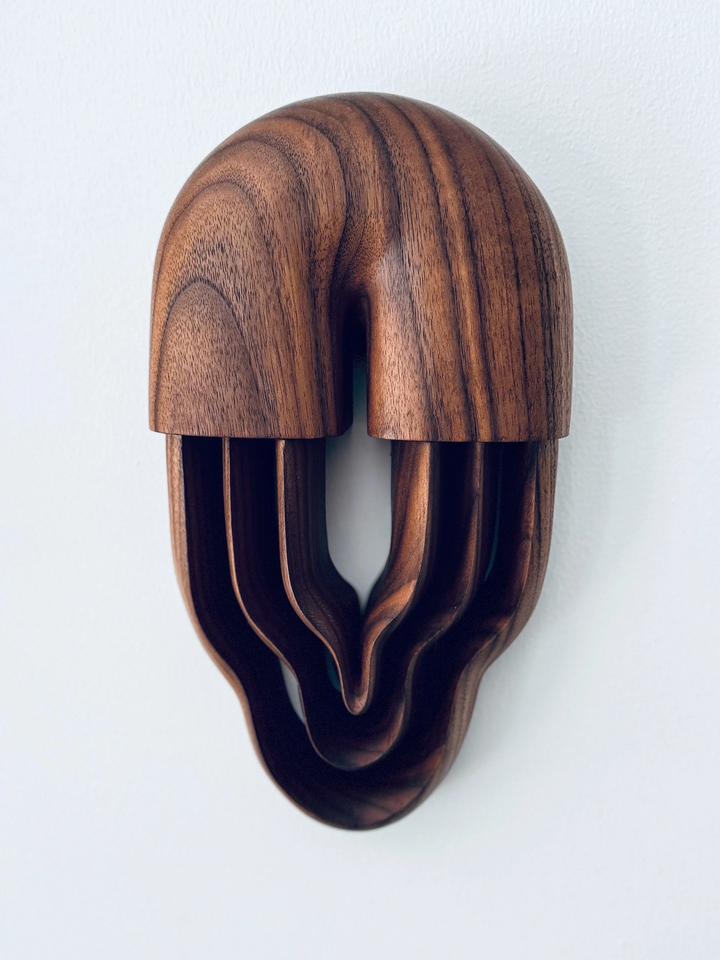 Série Drapé #1 - Noyer 
30x17cm