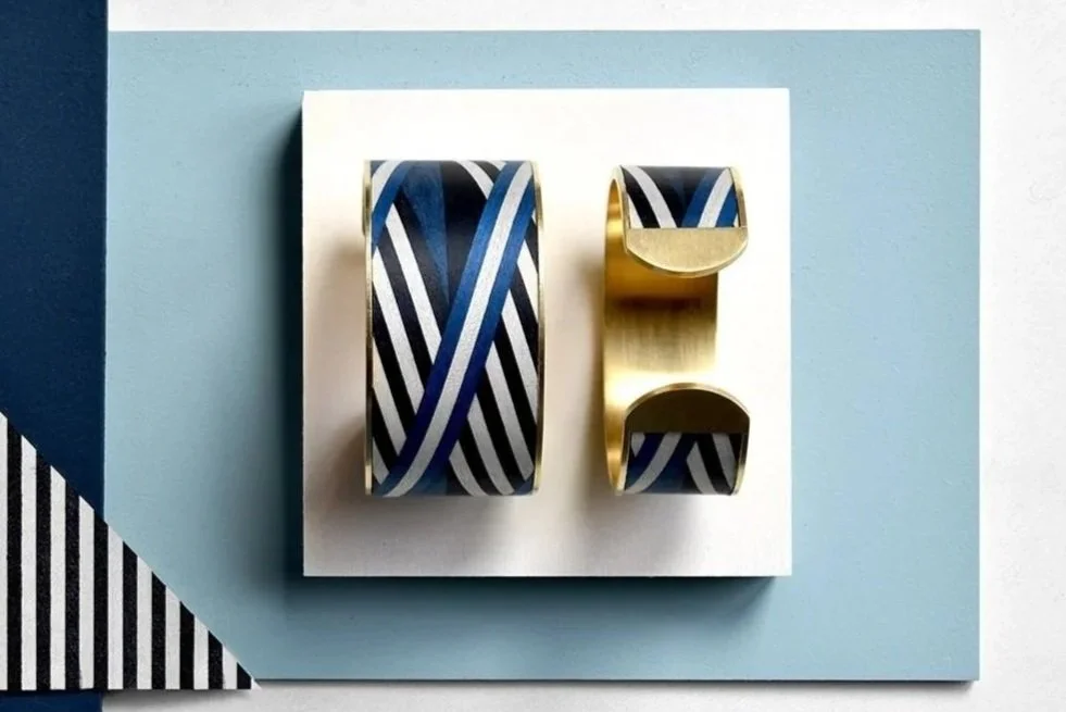 Manchette Bauhaus - Marqueterie