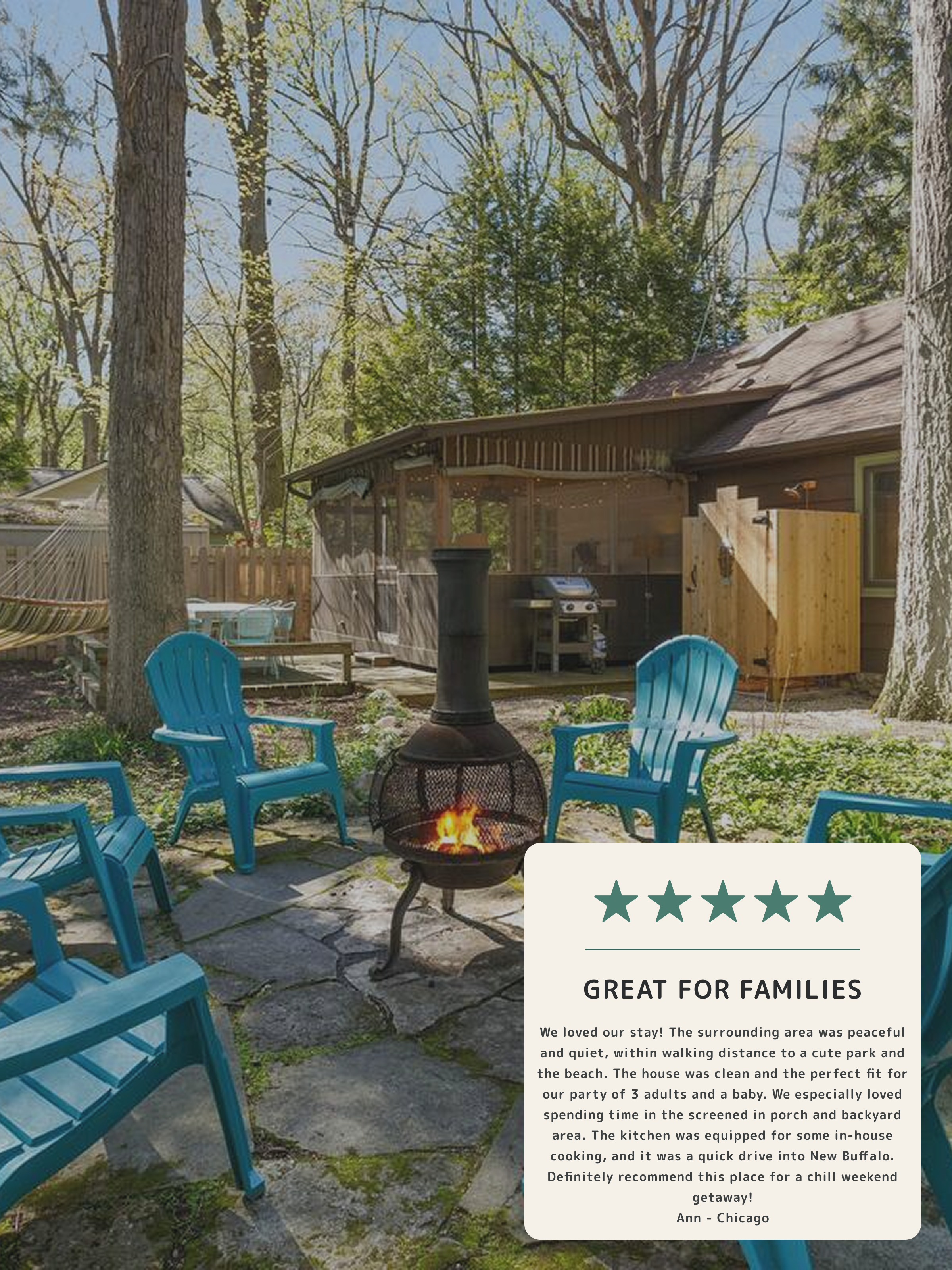 birchwood cottage michiana airbnb