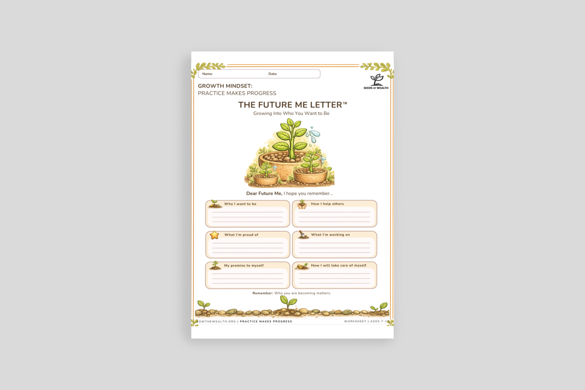 The Future Me Letter