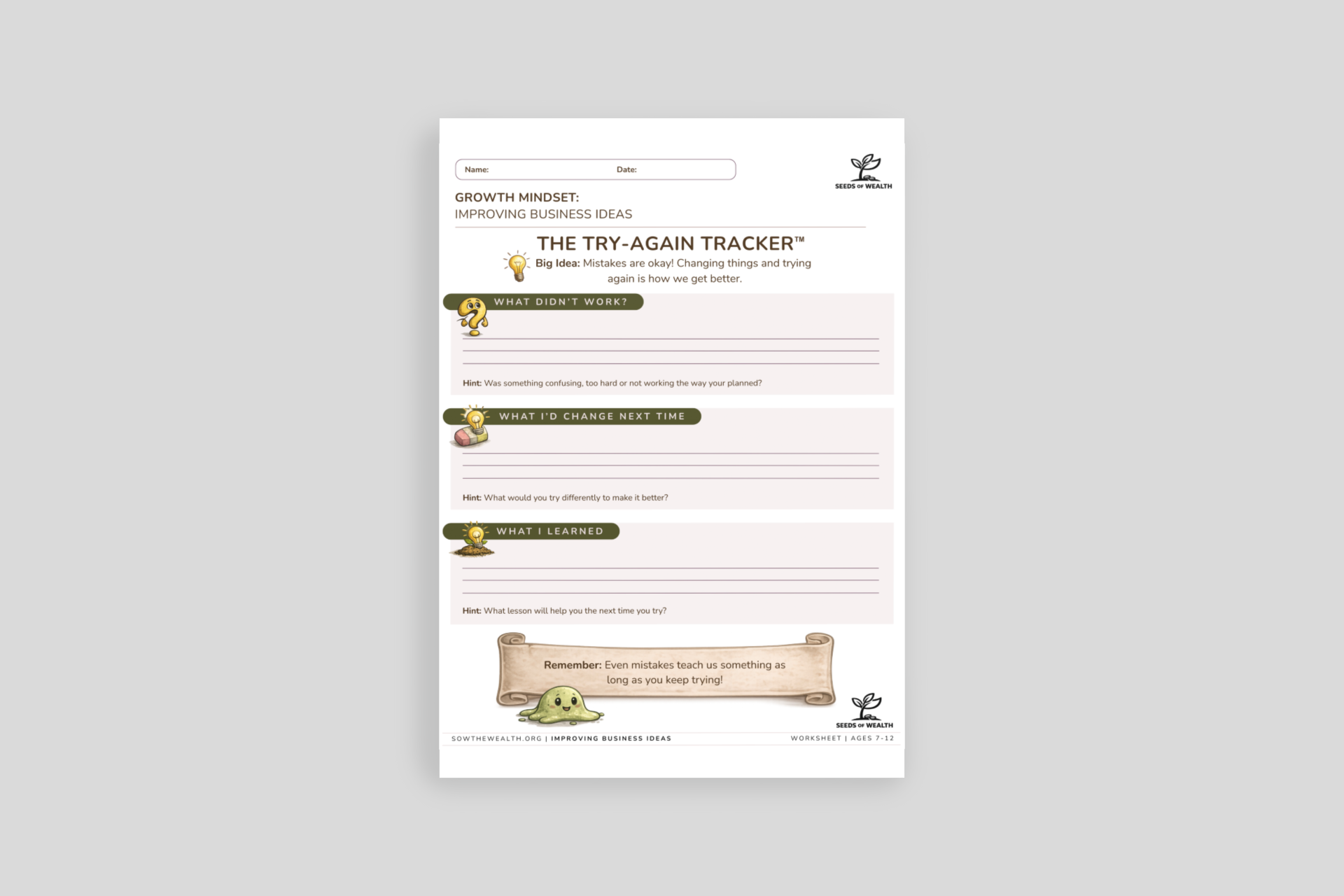 The Try-Again Tracker