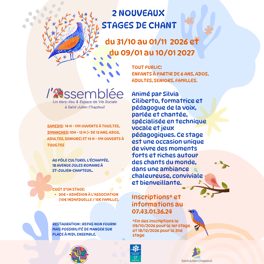 Stage de chant