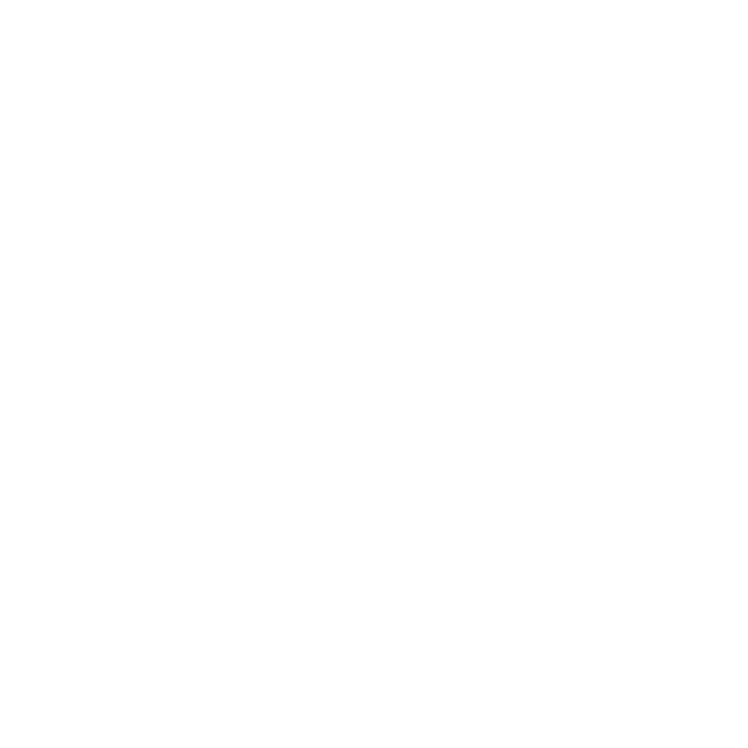 White silhouette of a four-leaf clover with detailed leaf veins on a black background.