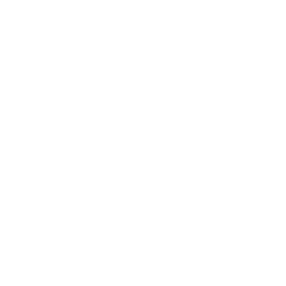 Line drawing of a leafy branch on a black background.