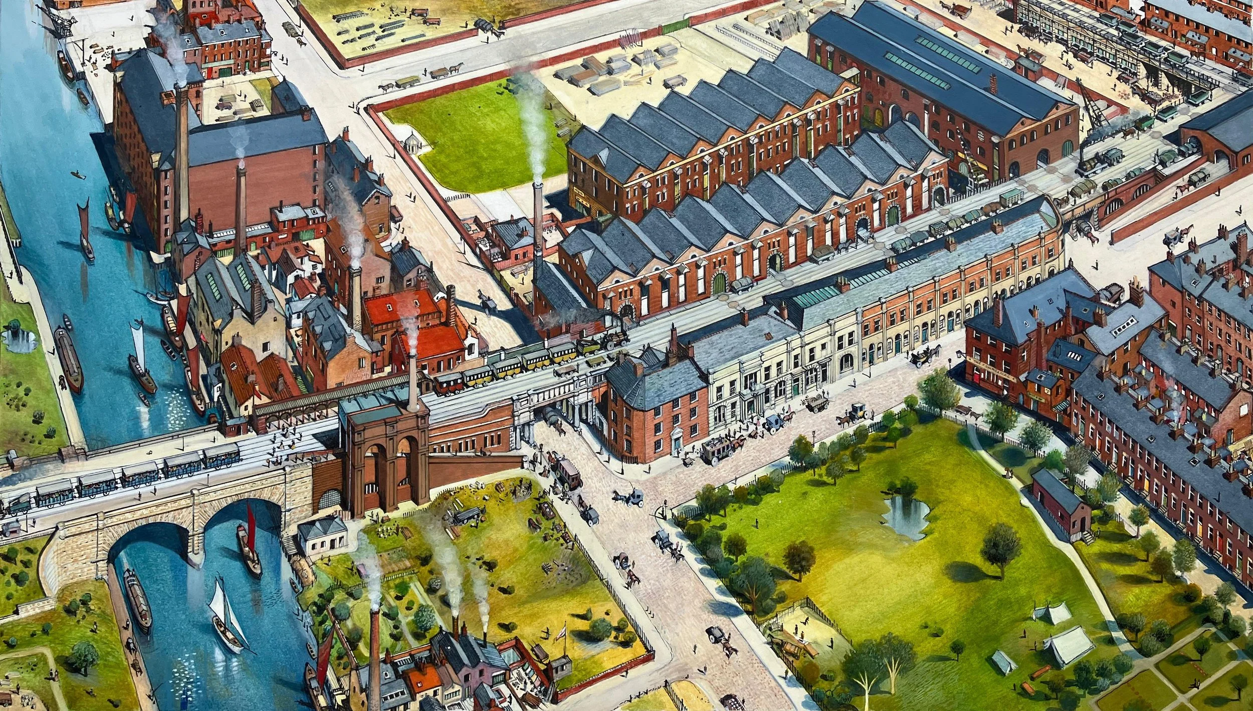 Liverpool Road station - the Manchester terminus of the Liverpool and Manchester Railway