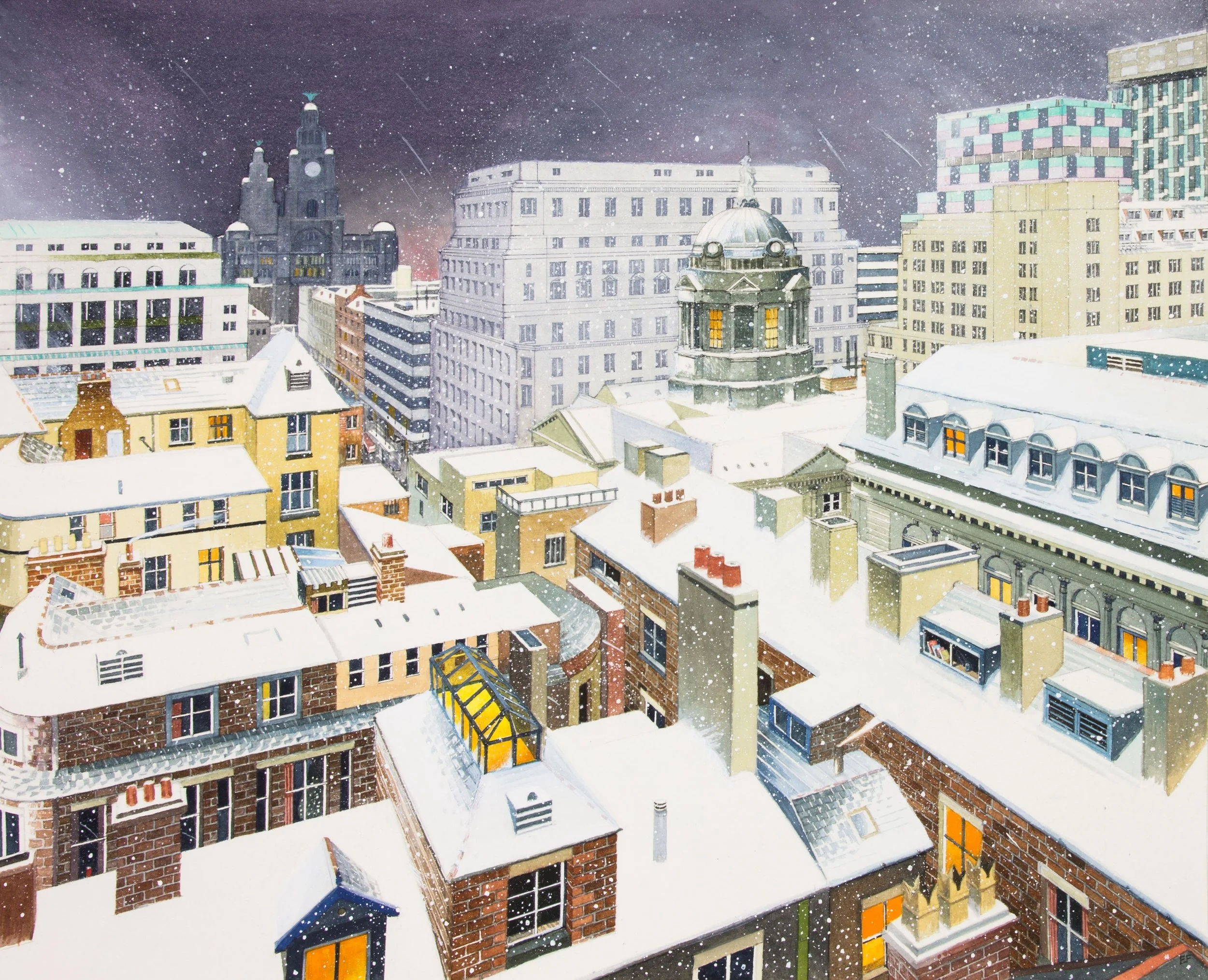 Snowfall on Sweeting Street