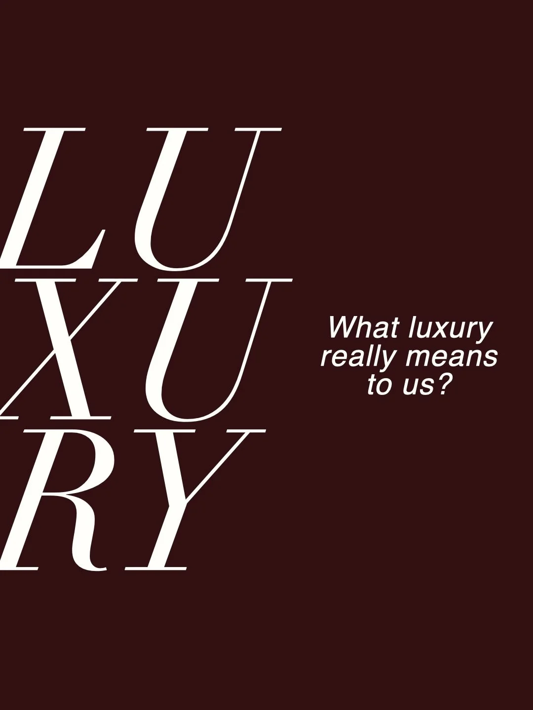 What Does Luxury Really Mean to Us?
In a world where everyone calls themselves a luxury wedding photographer, videographer the word has started to lose its meaning. It&rsquo;s widely overused and misinterpreted. 

But to us, luxury has nothing to do 