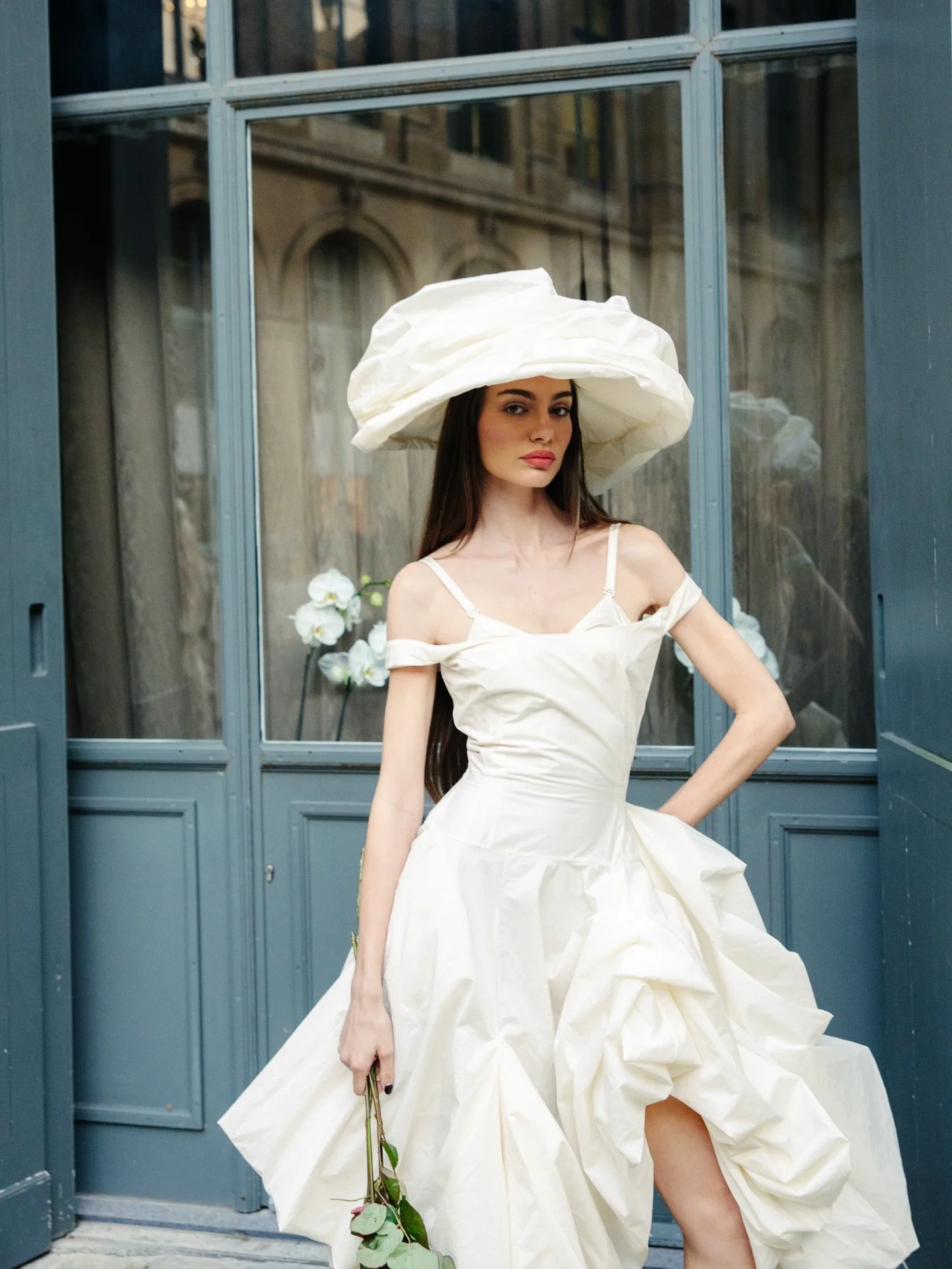 Inspiration for a modern bride @magdabutrym @maralafontan 
Mix of digital and 35mm film photos 

Bride outfit &bull; wedding dress inspiration &bull; bride 2027 &bull;Magda Butrym &bull; Bridal fashion &bull; Paris Fashion Week