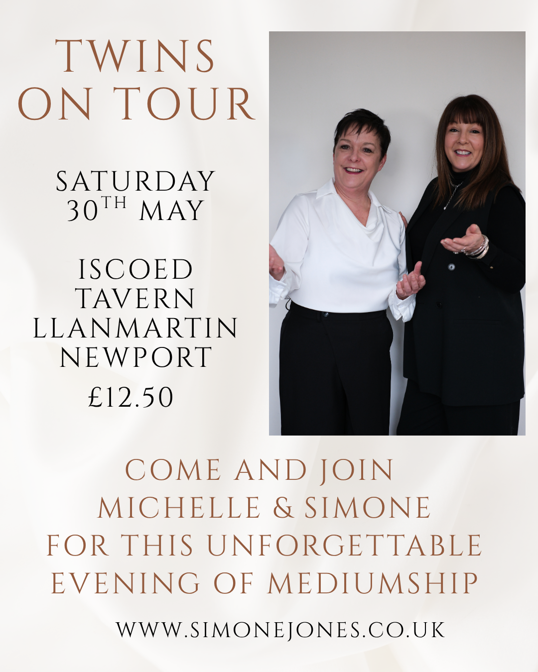 Evening of Mediumship | Twins on Tour