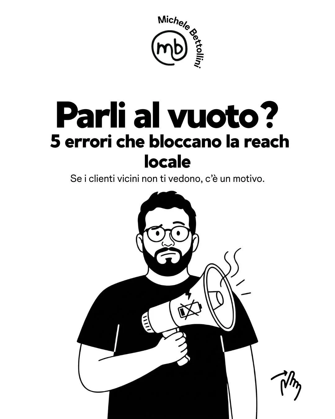 Se hai un&rsquo;attivit&agrave; locale e ti sembra di parlare al vuoto su Instagram, spesso non &egrave; &ldquo;l&rsquo;algoritmo cattivo&rdquo;: &egrave; comunicazione poco riconoscibile o poco guidata.
In questo carosello trovi 5 errori che bloccan