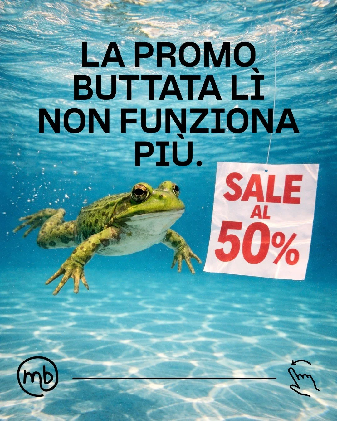 Un post promozionale buttato a caso nell&rsquo;organico &egrave; un rospo in uno stagno.

Lo vedono tutti. Nessuno lo vuole.
Non perch&eacute; vendere sia sbagliato.

Perch&eacute; manca il contesto, manca il percorso, manca la fiducia costruita prim