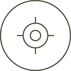 Zielscheiben-Icon als Symbol für Integration von Coach und Psychotherapeut Alexander Haydn