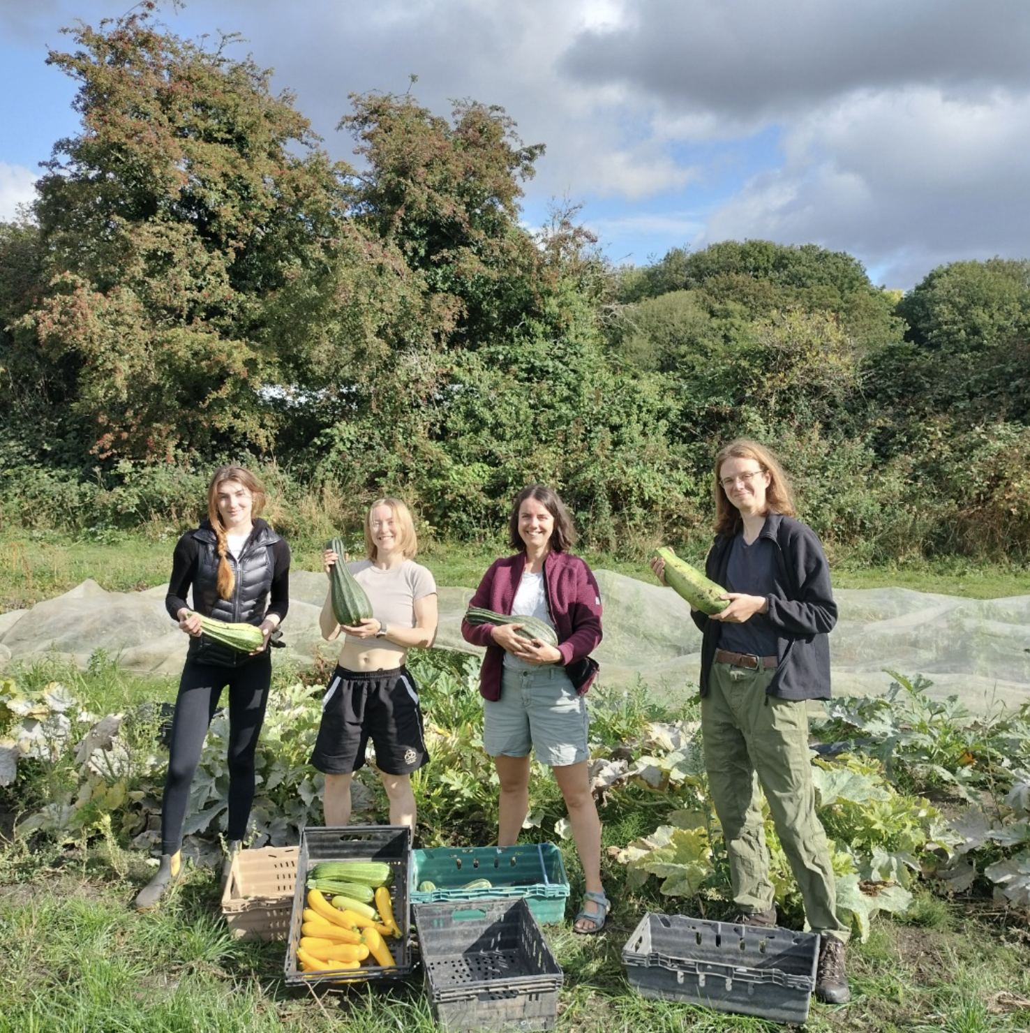 Volunteers at Kirkstall Valley Farm