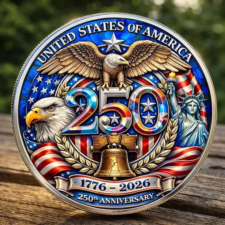 America 250th Anniversary Commemorative Coin (In Stock)