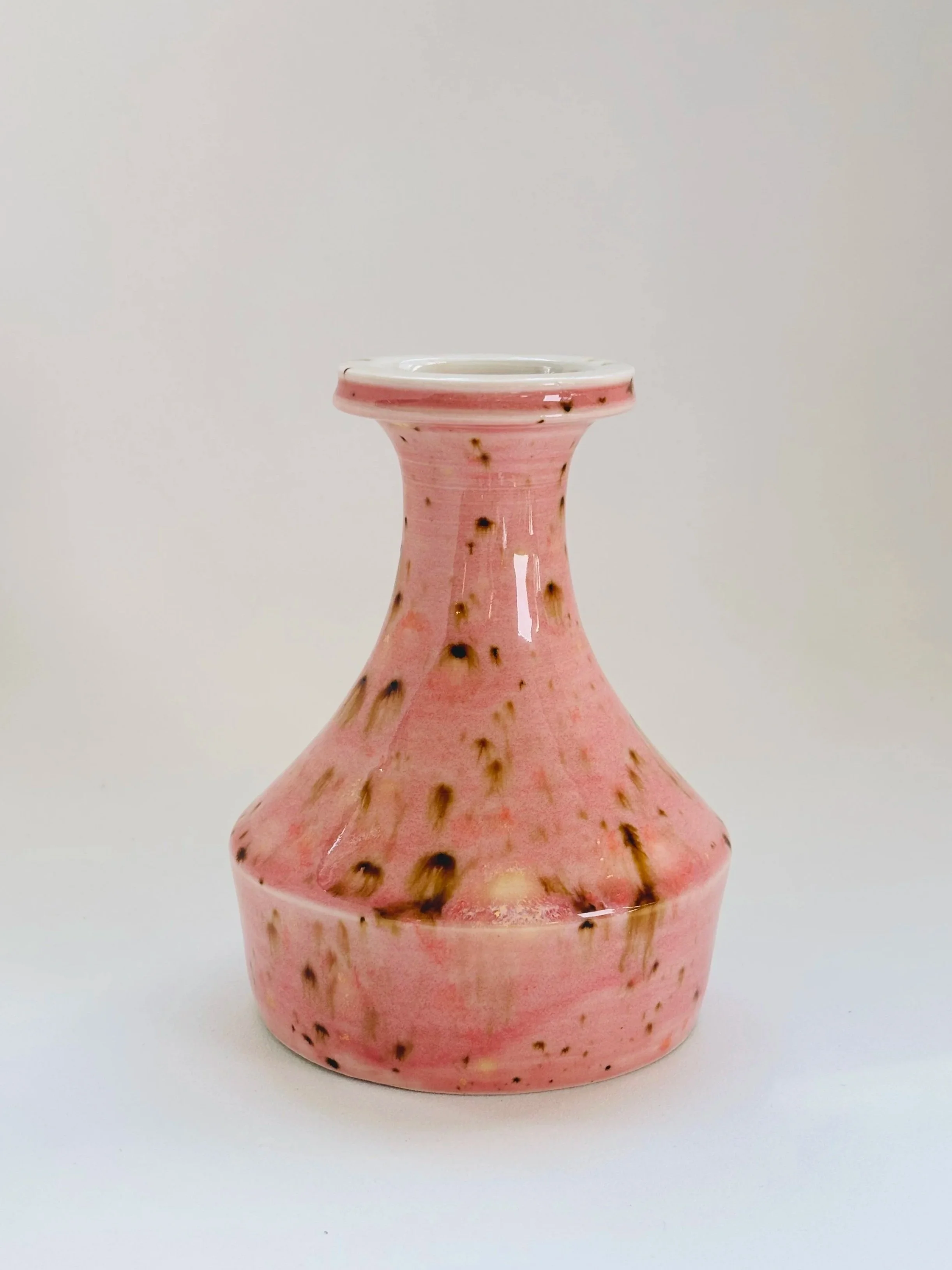 Pink Angles - Porcelain Vase