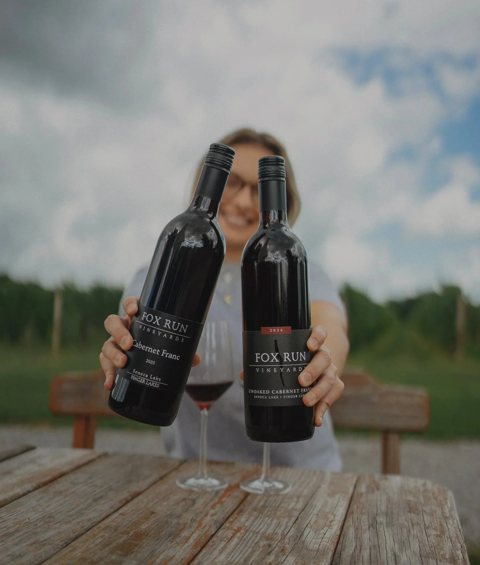 Fox Run bottles of Cabernet Franc