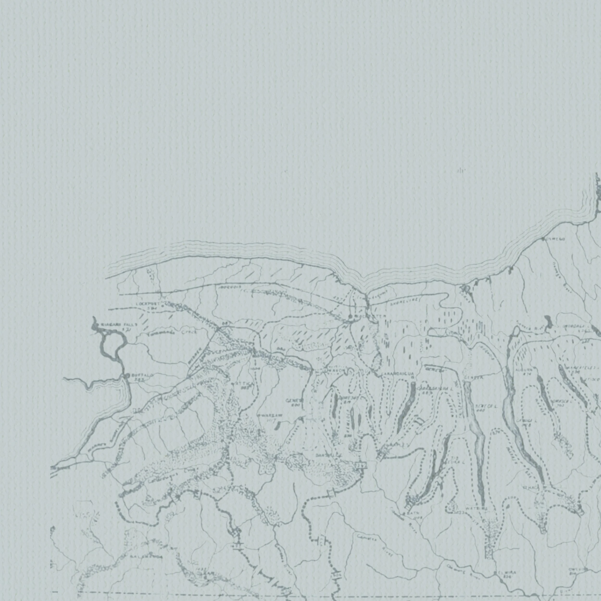 Finger Lakes region topography