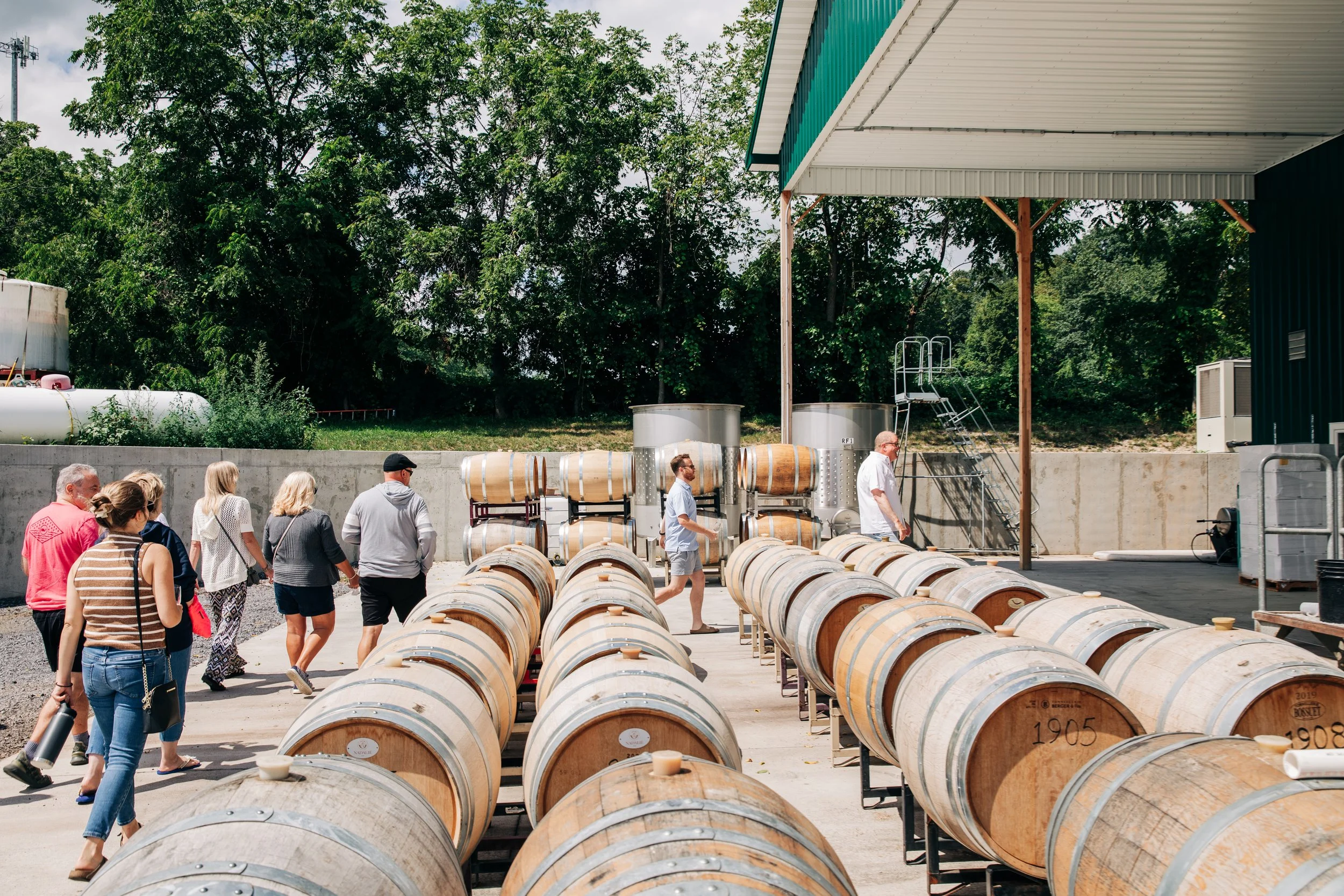 Fox Run Vineyards Tour with guests