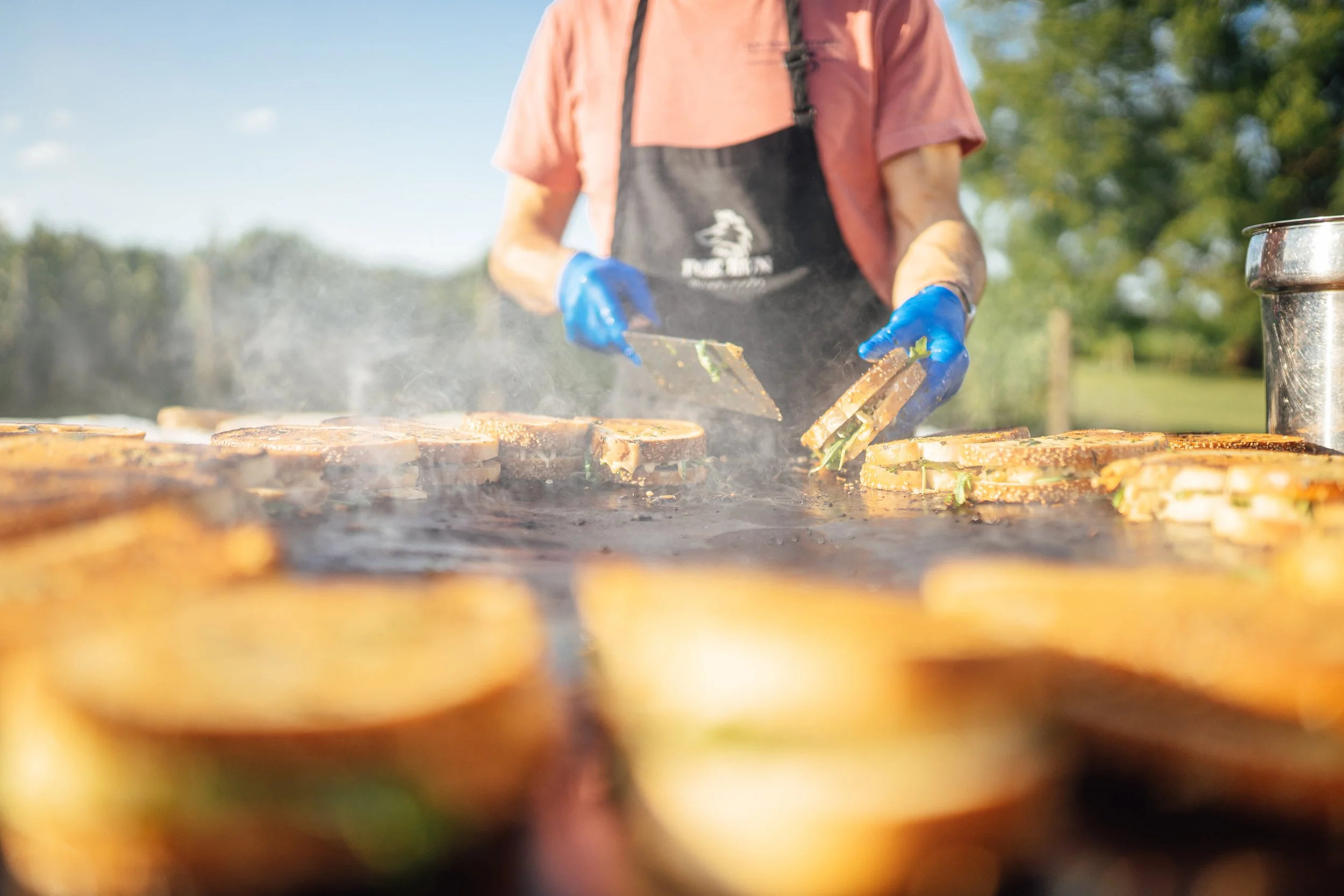 Fox Run Vineyards grilled cheese sandwiches