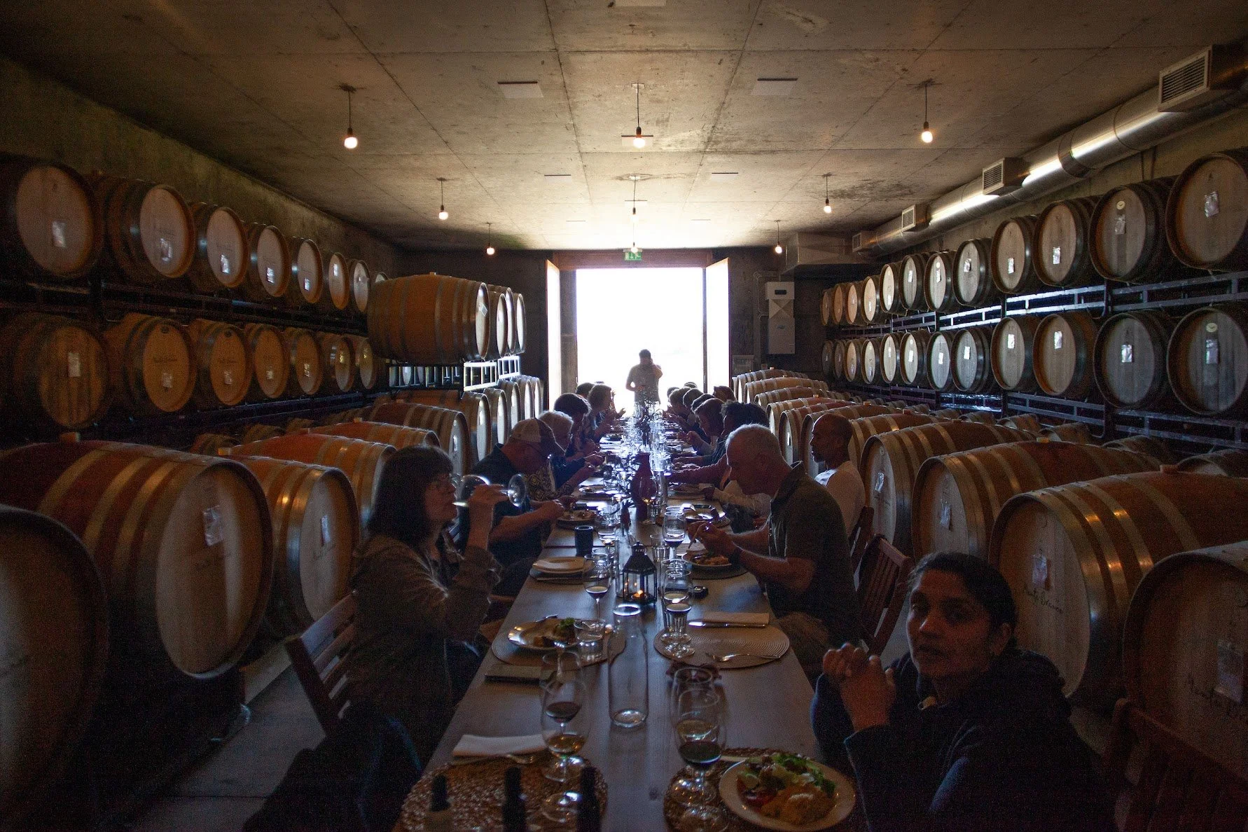 group of people sitting around a table