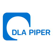 DLA Piper logo with a large stylized 'C' and the company name in blue