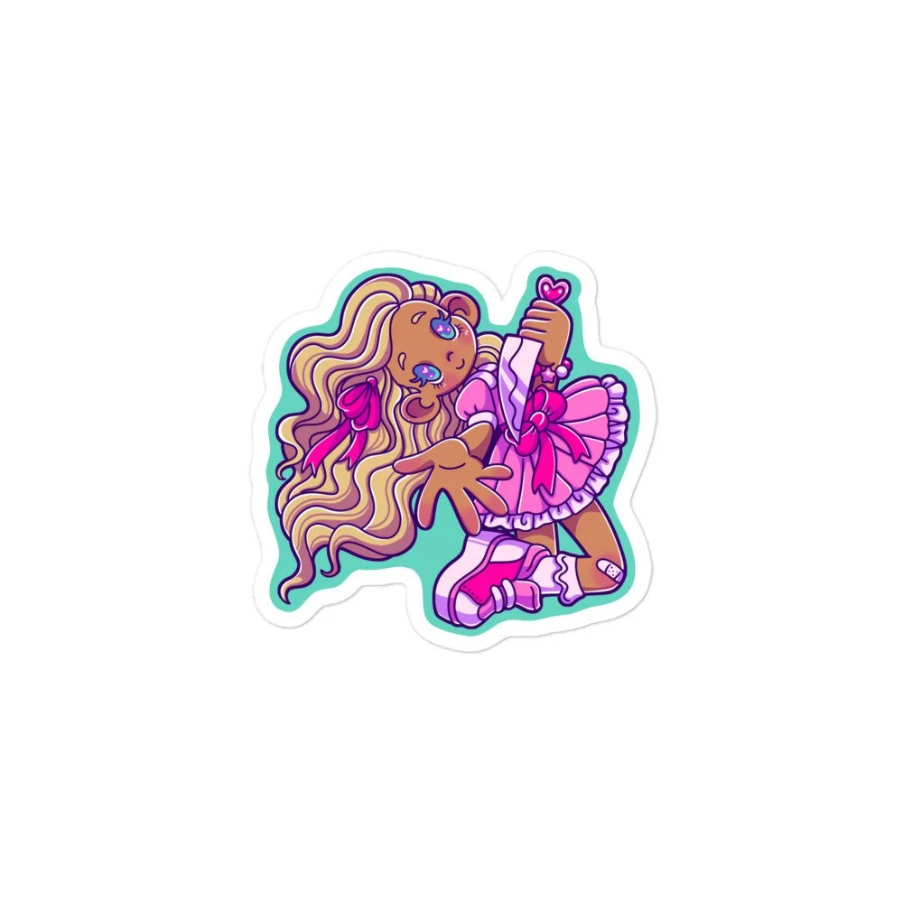 Bubble-free stickers