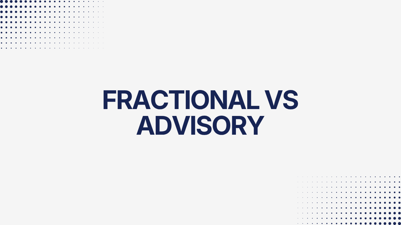 Fractional vs. Advisory
