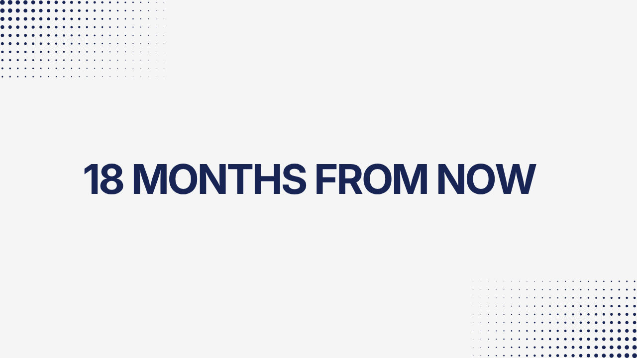 18 Months From Now