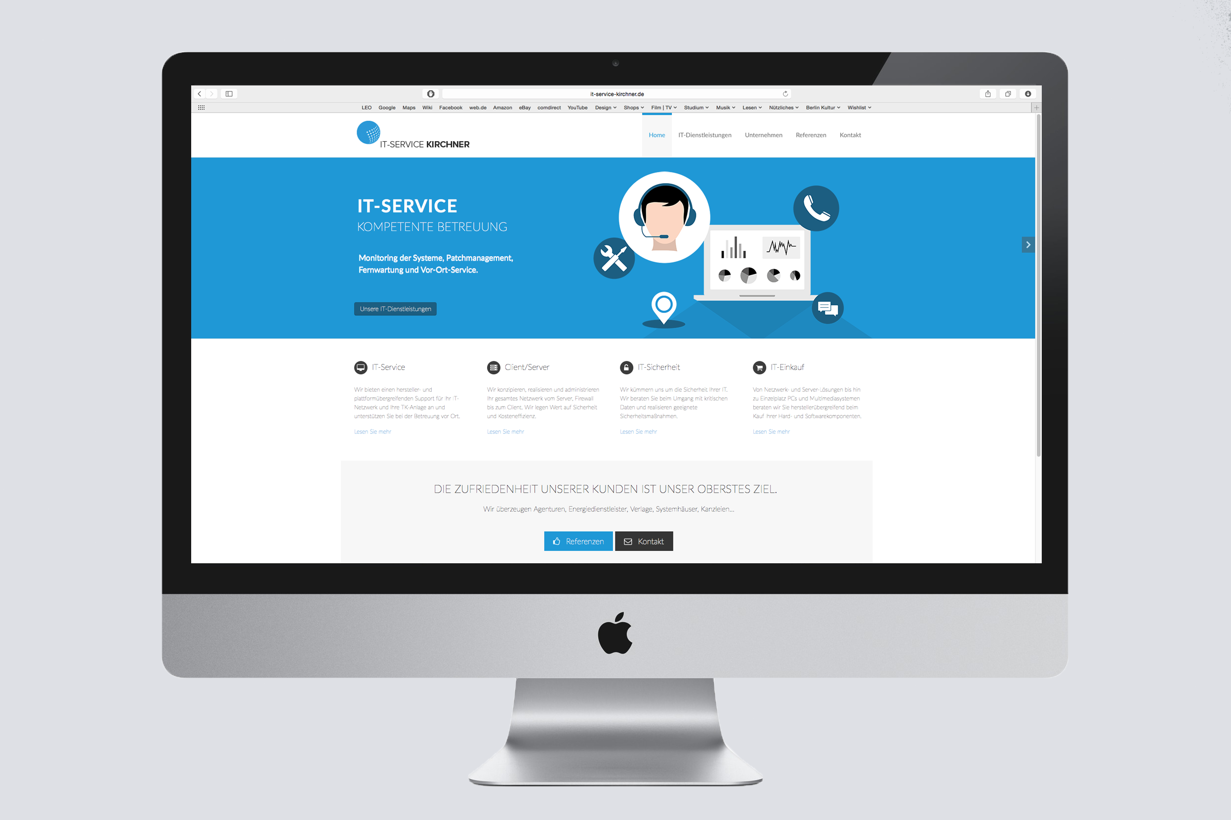 IT Service Kirchner – CI | Illustration