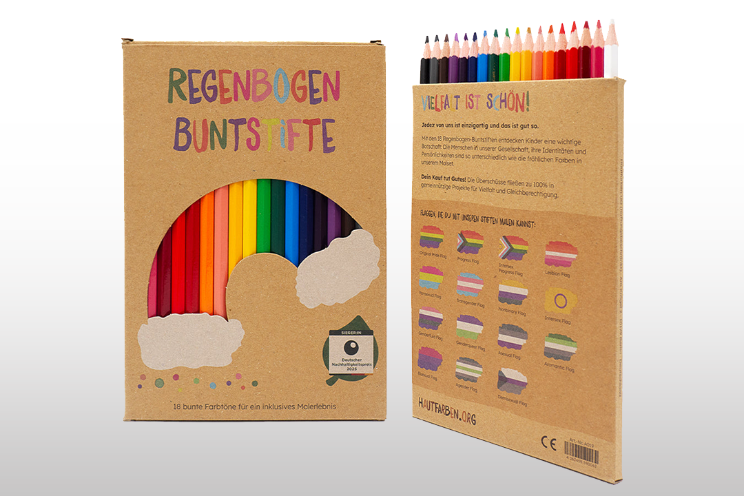 Regenbogenbuntstifte – Packaging Design