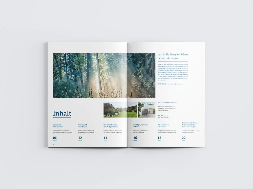Zukunft leben – Editorial Design