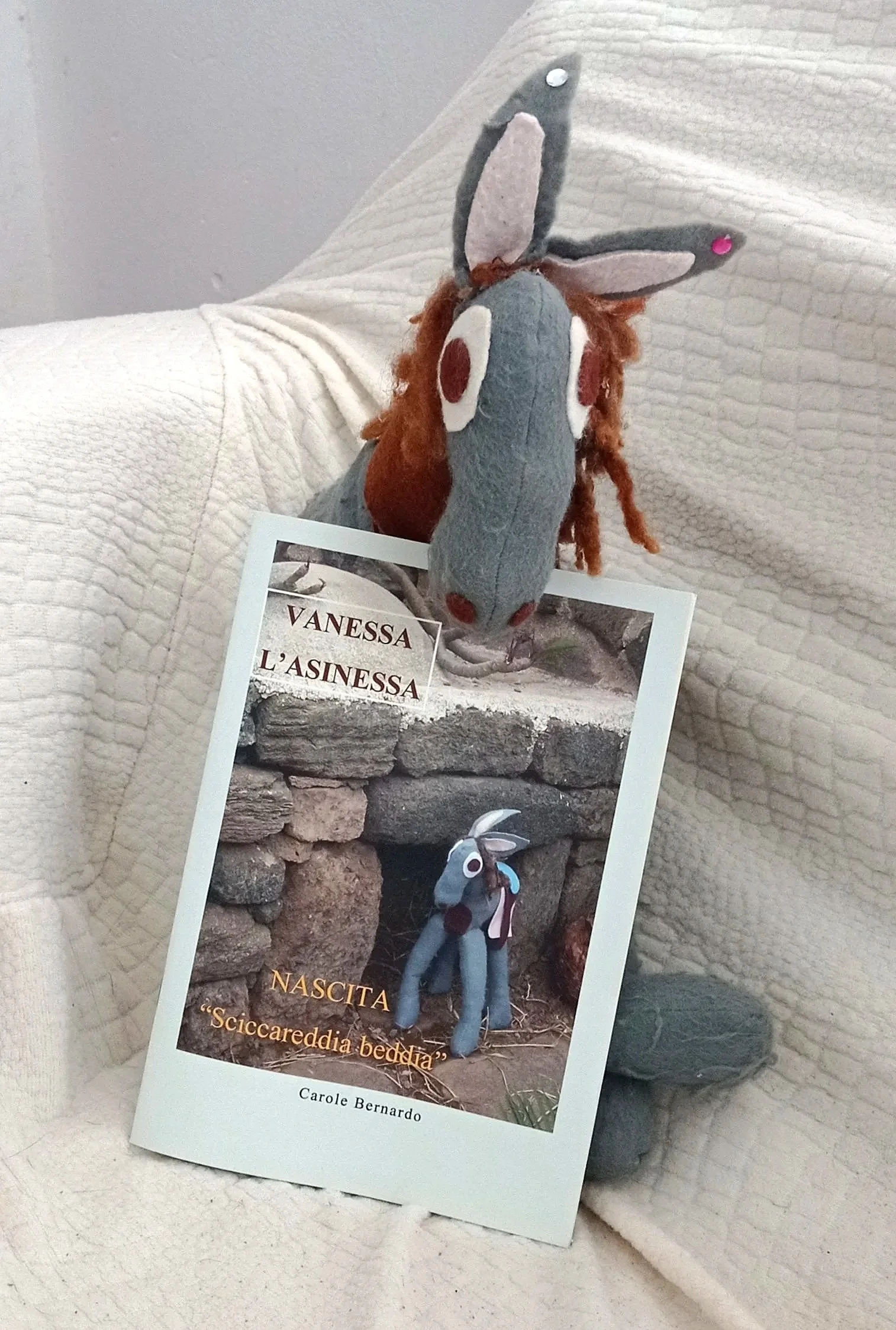 Vanessa L'Asinessa dell'isola di Pantelleria e il suo primo libro