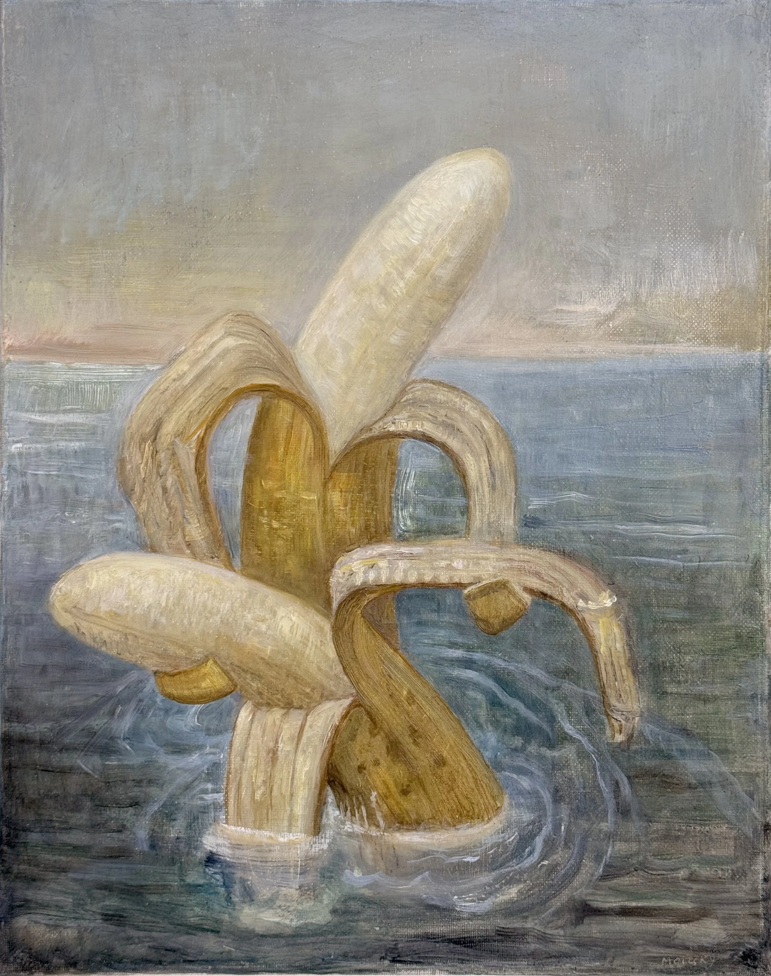 Rescue — 2023, oil on canvas /// 11x14 (28x36)