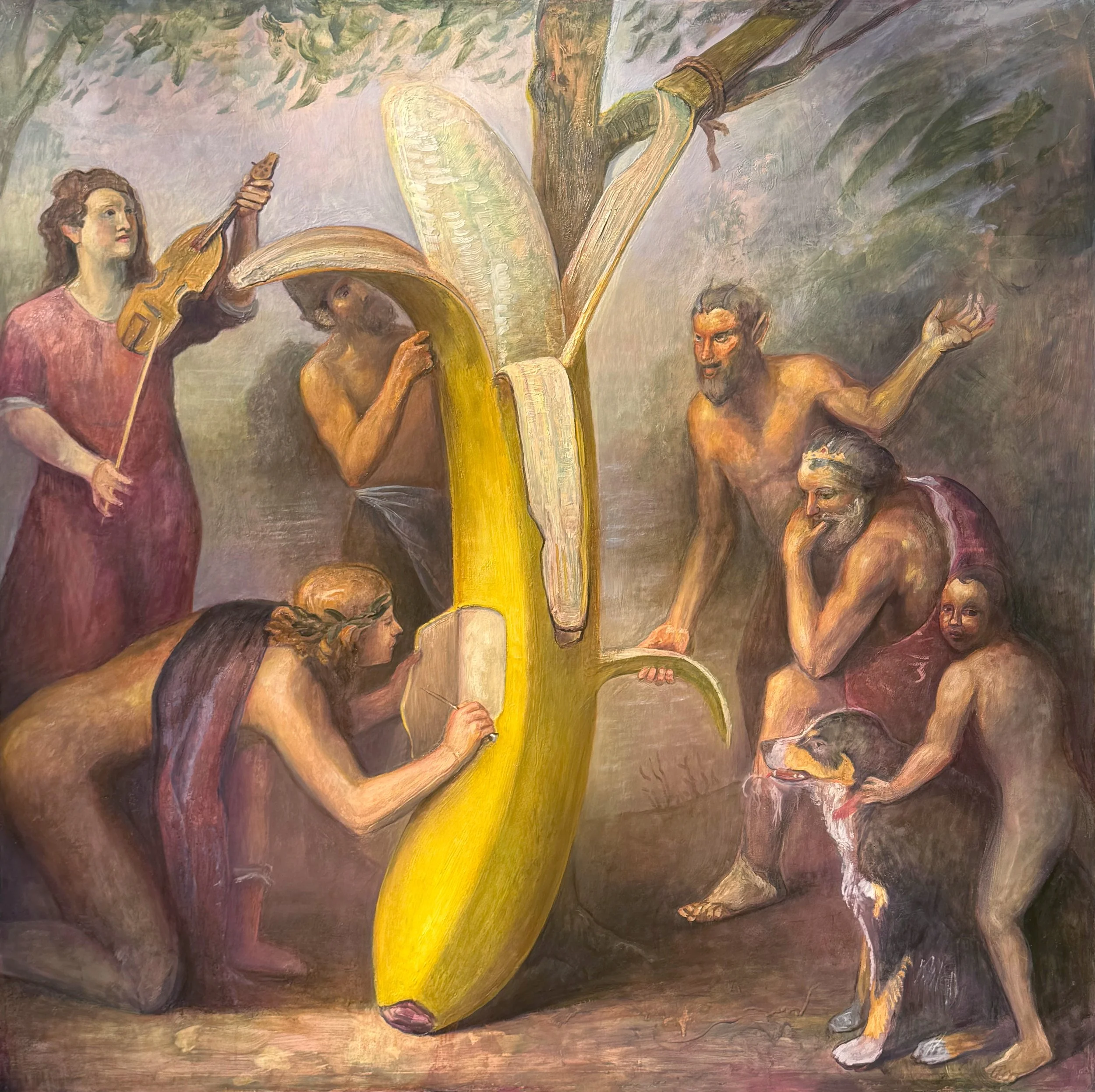 Come Out and Flay — 2024, oil on canvas /// 60x60 (153x153)