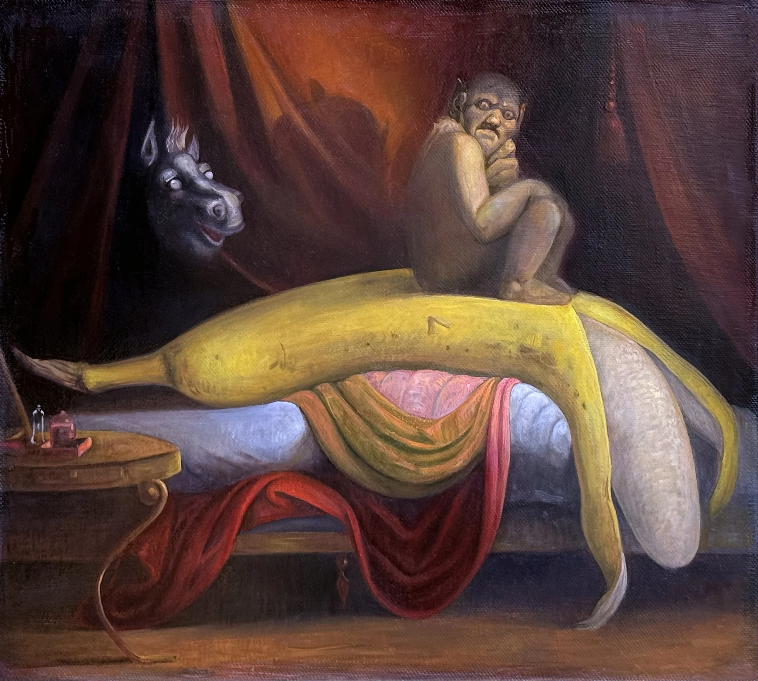  Nightmare — 2025, oil on linen /// 21x24 (54x61)