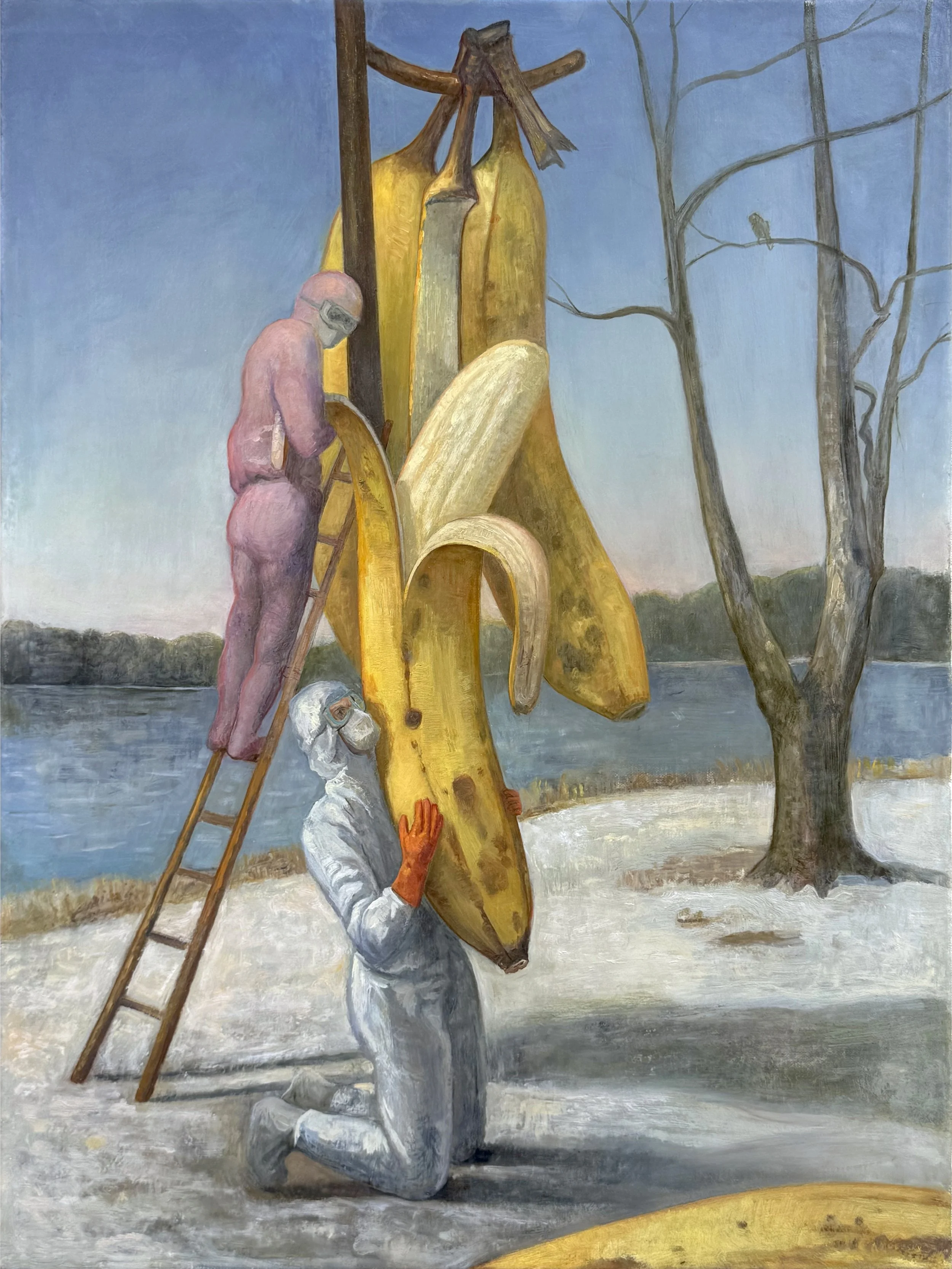 Ripe from the Hanger — 2025, oil on linen /// 18x24 (46x61)