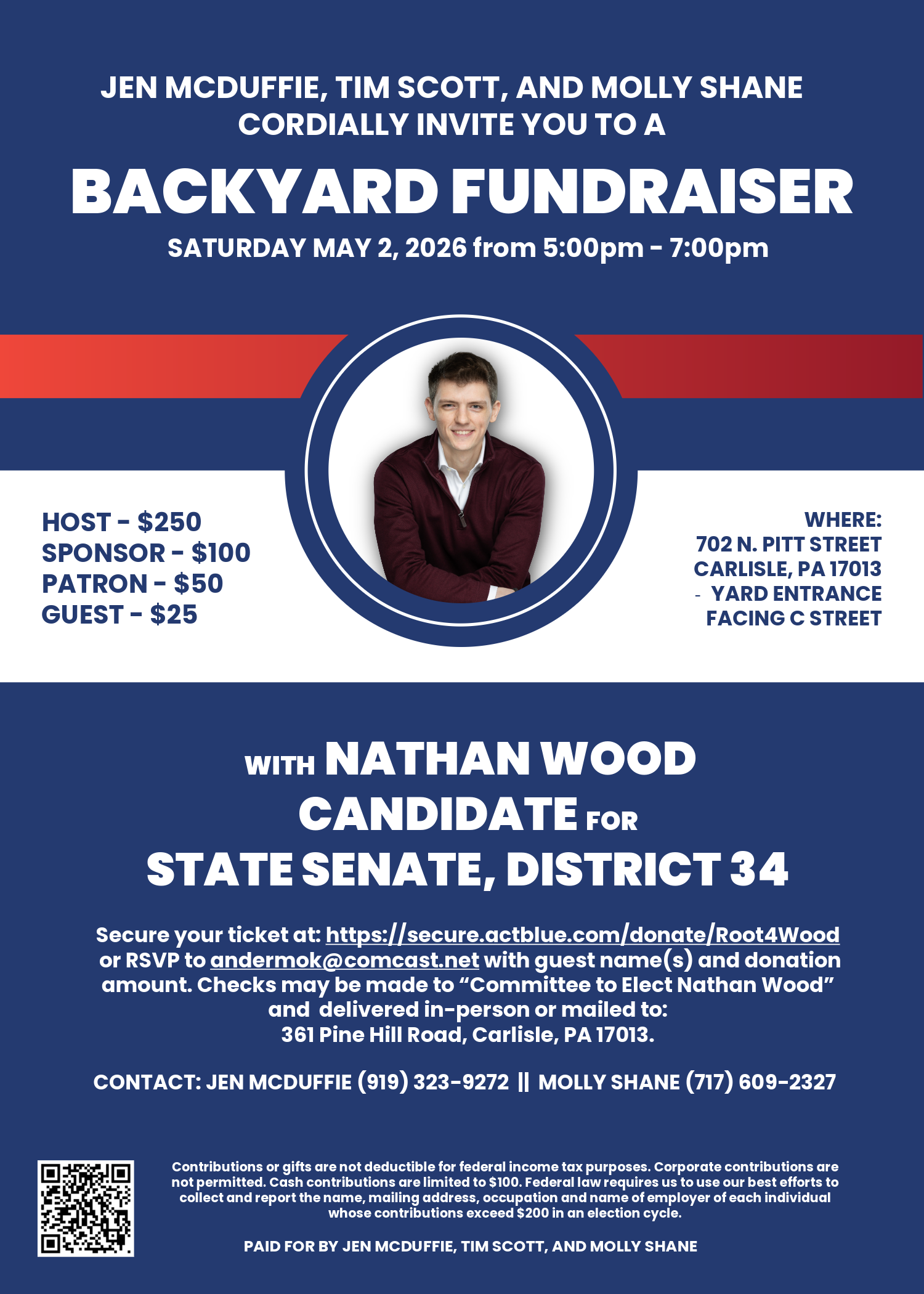 BACKYARD CAMPAIGN FUNDRAISER