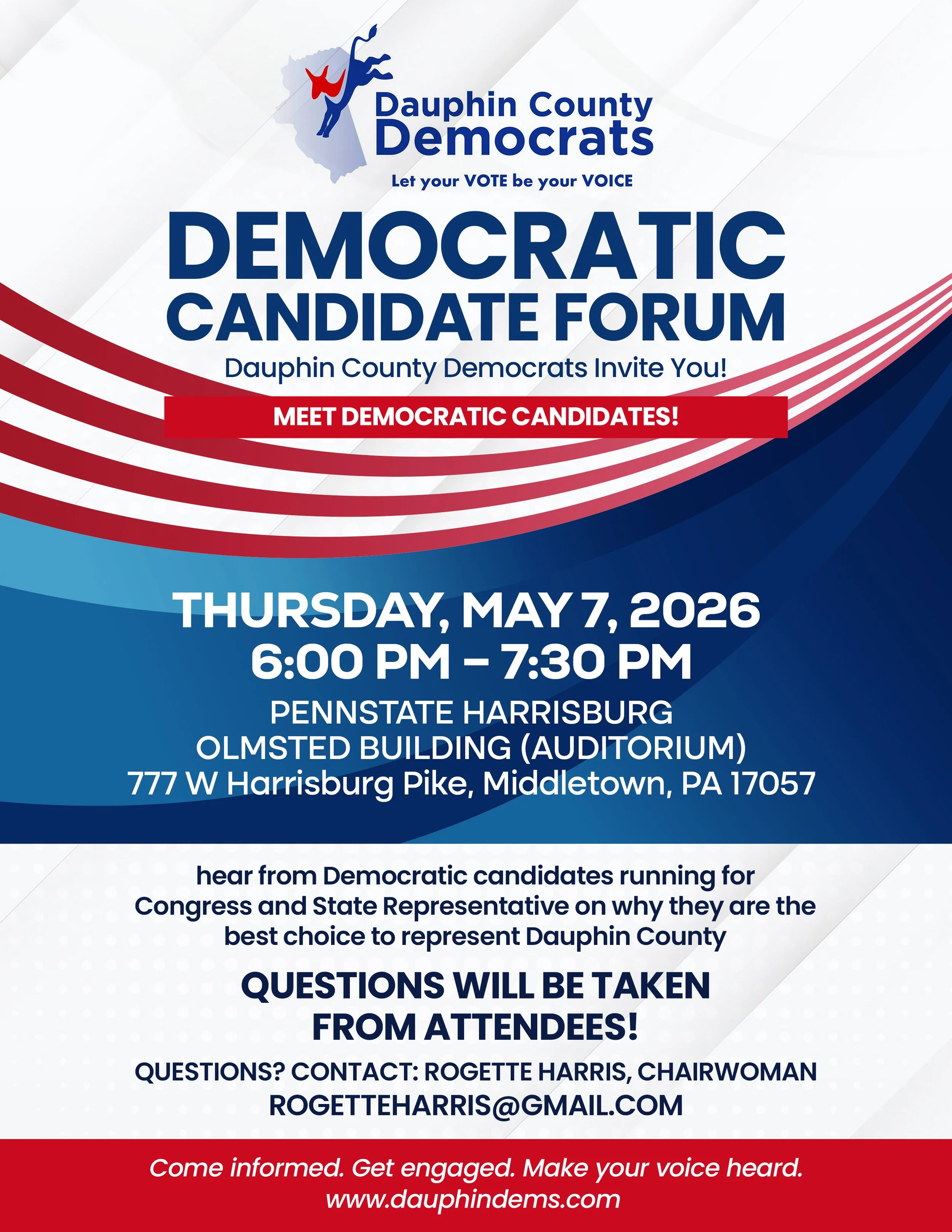 Democratic Candidate Forum - DaupHin County Dems