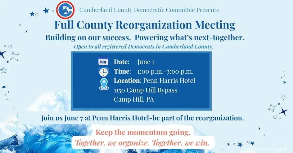 Cumberland County Democratic Committee - Full County Reorganization Meeting