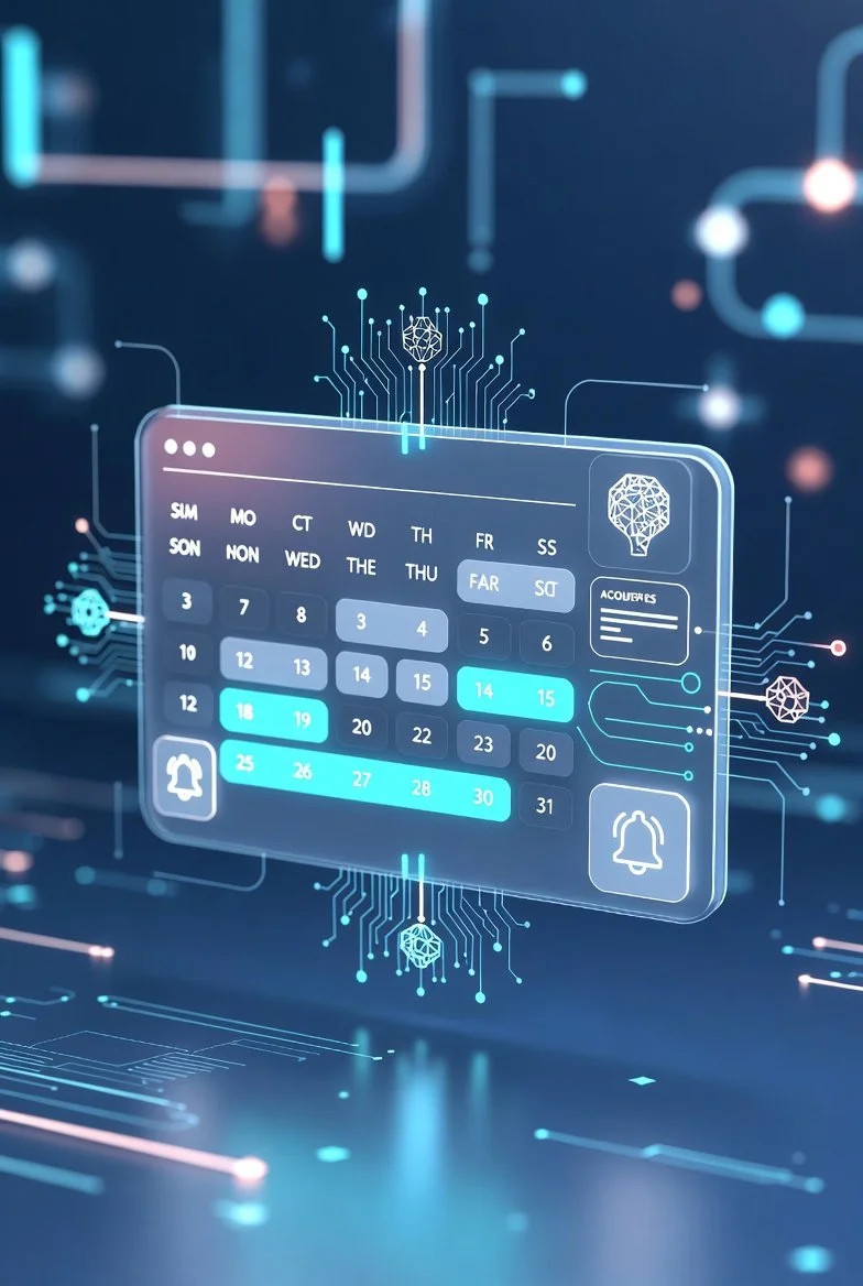 calendario inteligente IA, planificación automatizada, productividad con IA, Alpha Quartz, agente virtual, tecnología de programación avanzada