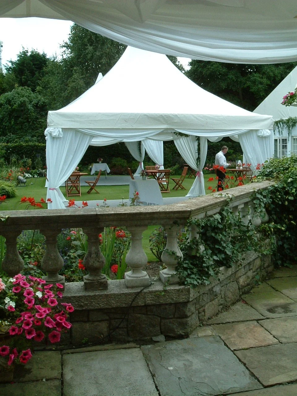 Marquee Pagoda Dressing for Marquee Weddings