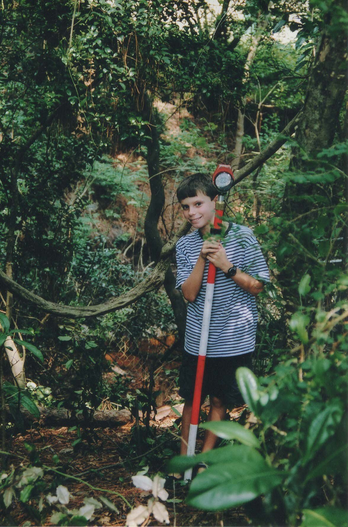 Andy learning to survey, 2004