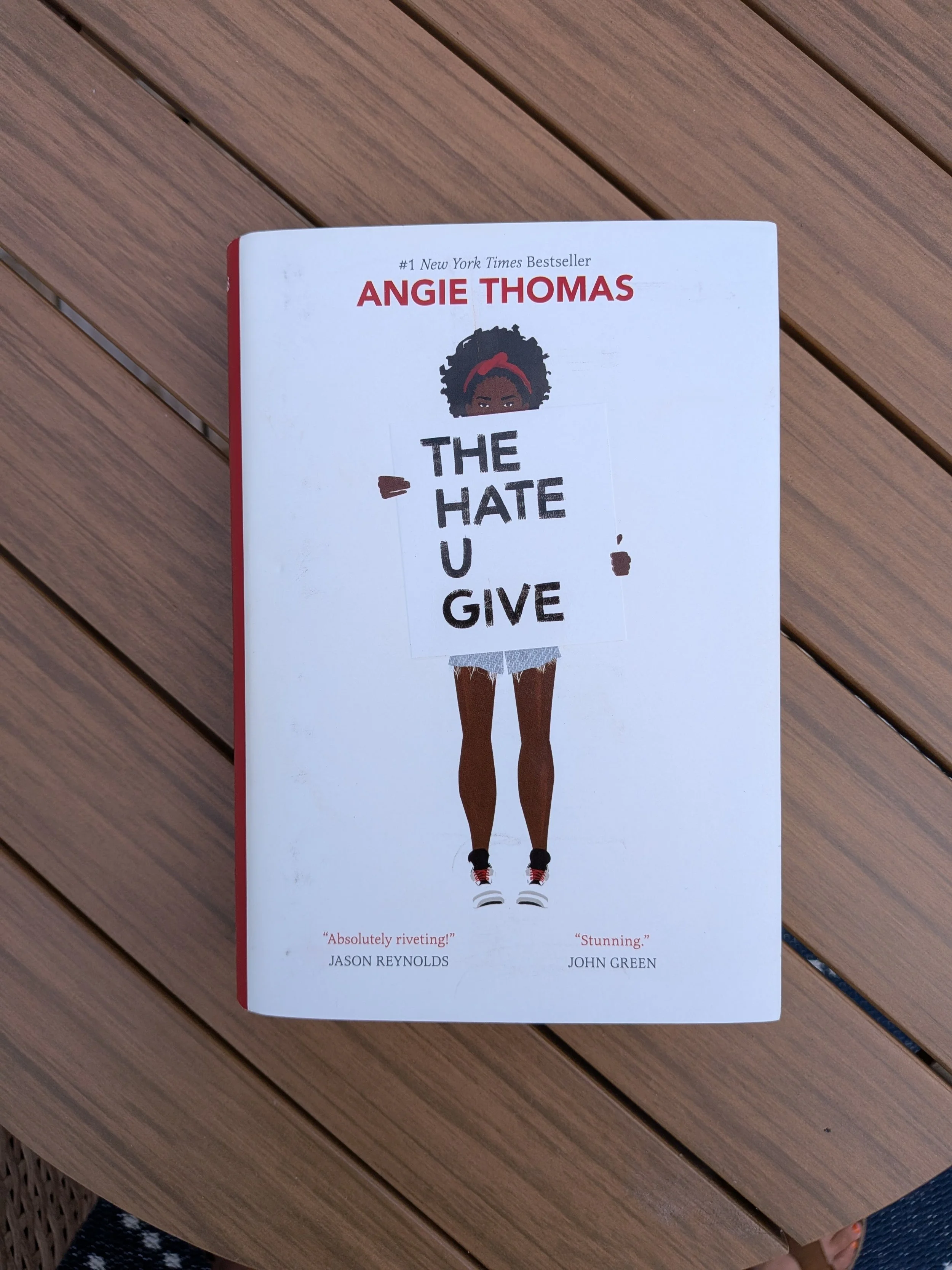 The Hate U Give by Angie Thomas (hardcover)