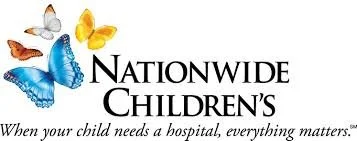 Logo for Nationwide Children's with butterflies and the tagline 'When your child needs a hospital, everything matters.'