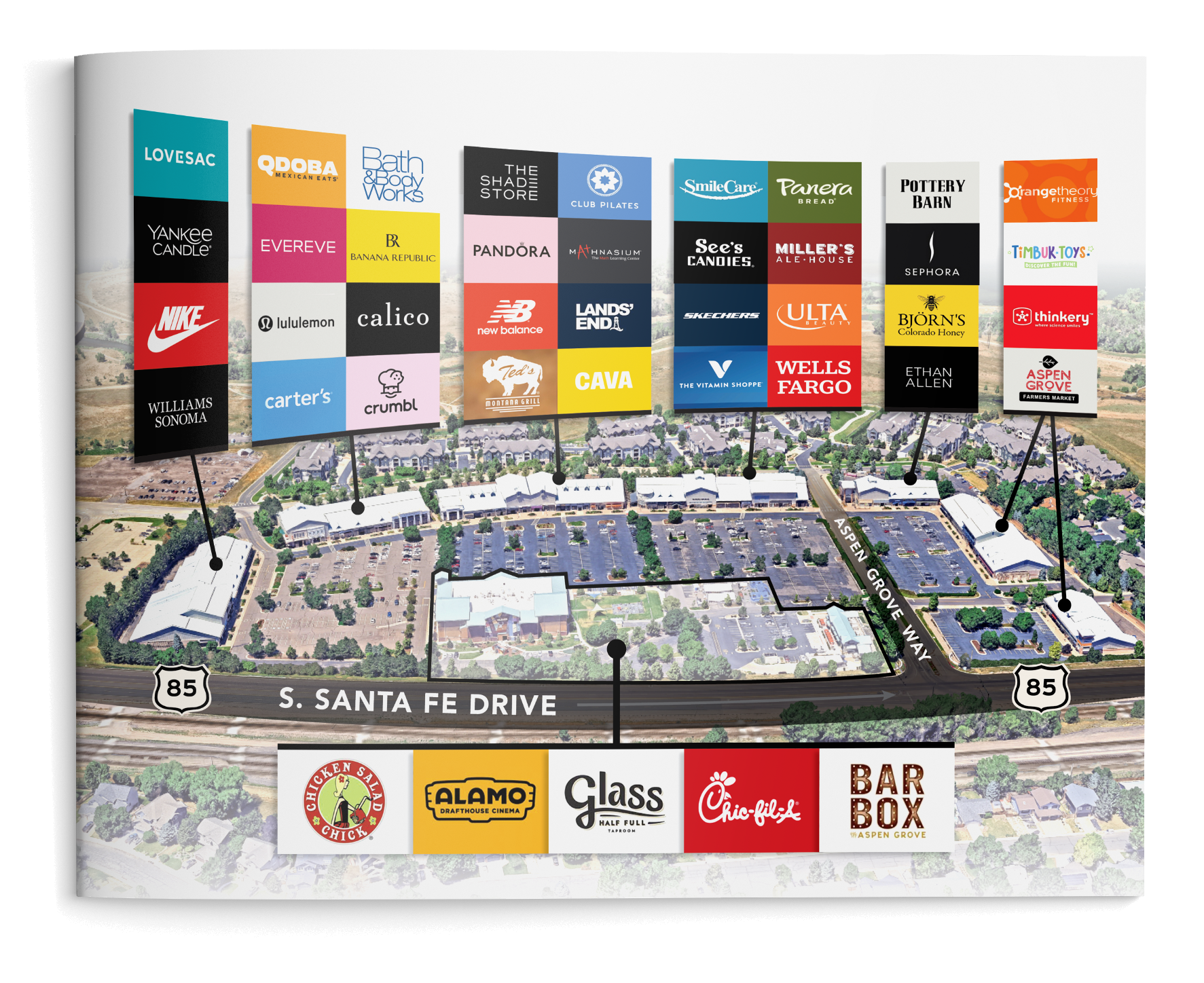 Retail Market Aerial