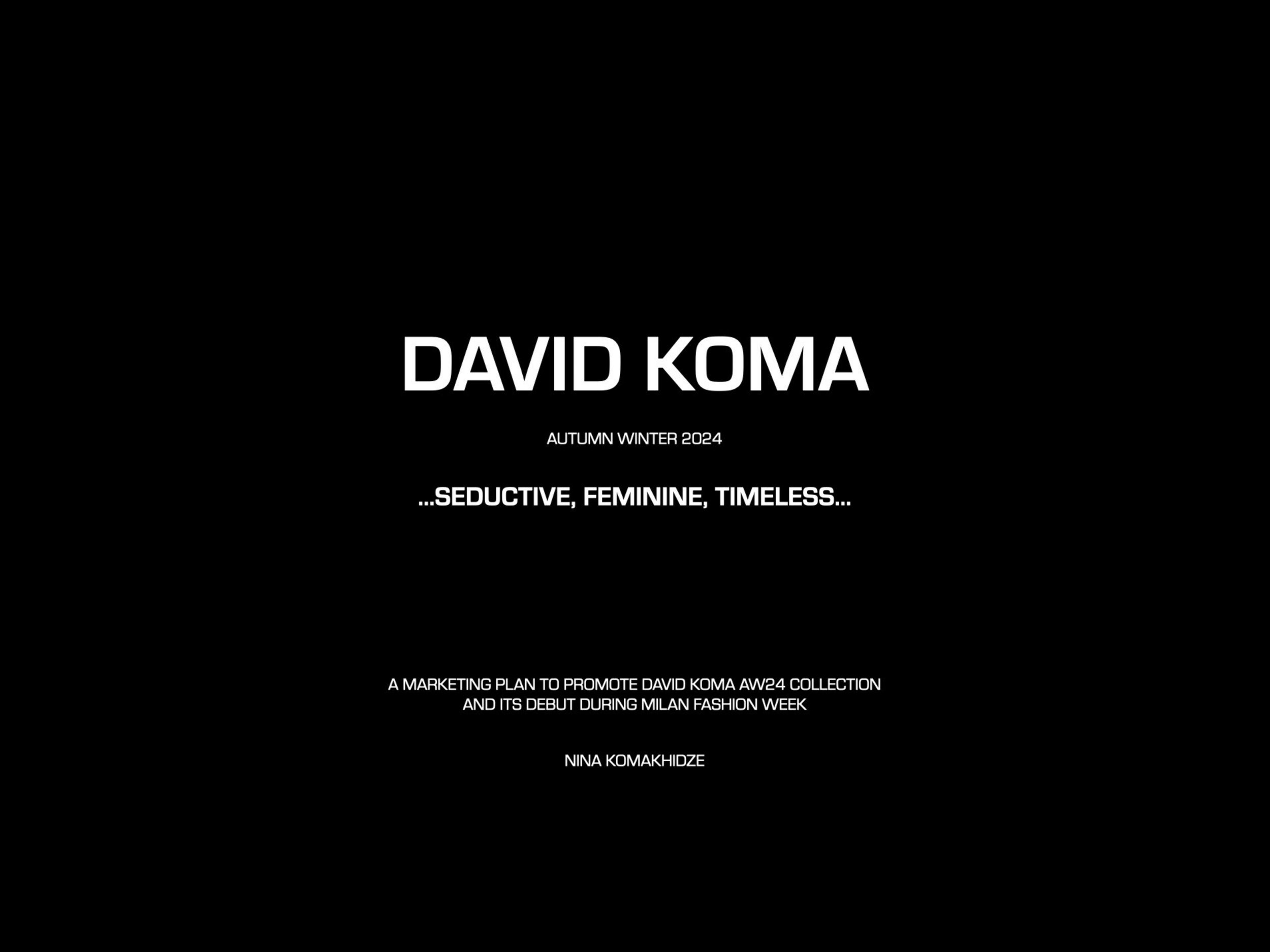 DAVID KOMA