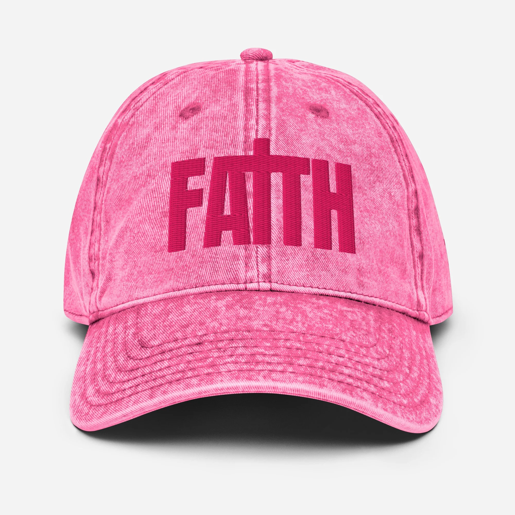 Faith 100% Cotton Hat (Pink)